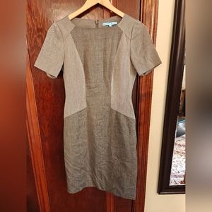 Antonio Melani brown and tan dress